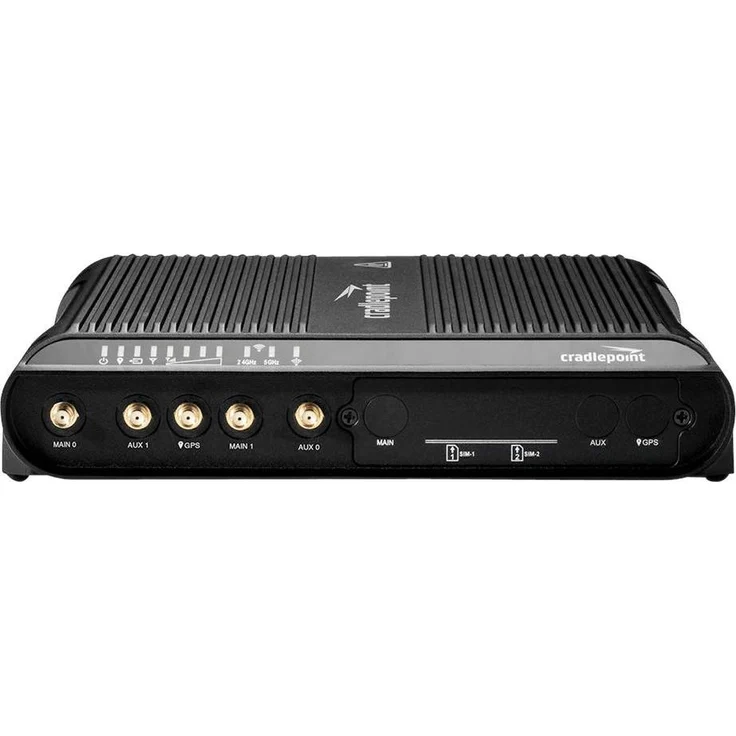 Cradlepoint IBR1700, WLAN Router mit 940 Mbit/s, Dual-Band, 3 Jahre NetCloud Mobile Essentials, schwarz