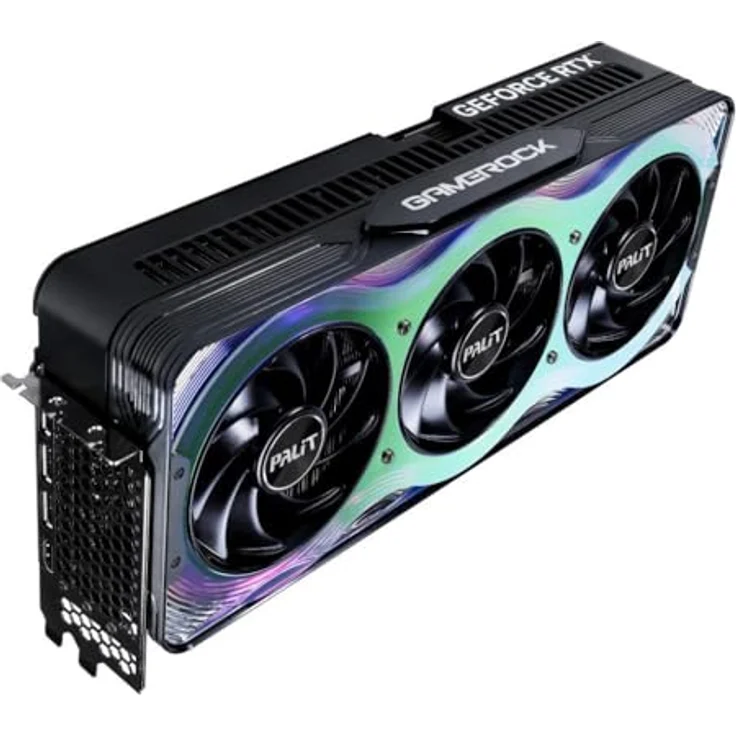 Palit Palit GeForce RTX 5090 GameRock Grafikkarte (32 GB, GDDR7) mit TurboFan 4.0 und Chameleon Panel, Schwarz – Bild 5