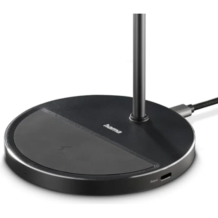 Hama Kabelloses Qi2-Ladegerät, 2in1-Ladestation mit 15W Schnellladefunktion und neigbarem Smartphone-Halter, Schwarz – Bild 14