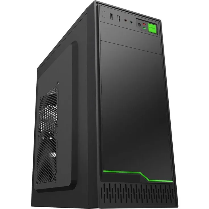 Canyon Eurocase ML N6-500B, ATX-Gehäuse mit ODD, 2xUSB 3.0 Anschlüssen, schwarz