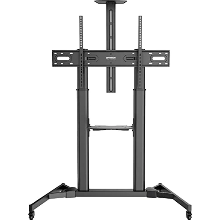 SpeaKa Professional SP-TVC-600 TV-Rollwagen 152,4 cm (60) - 254,0 cm (100) Höhenverstellbar, Ausziehbar, Neigbar – Bild 2