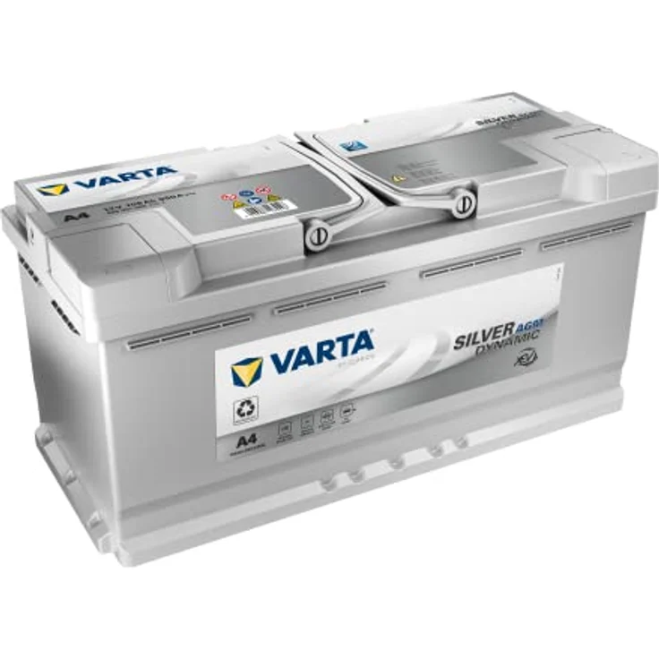 VARTA A4 Silver Dynamic AGM 12V 105Ah 950A Autobatterie für Start-Stop-Systeme, auslaufsicher und rüttelfest – Bild 4