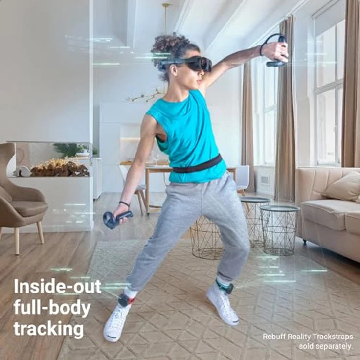 HTC VIVE Ultimate Tracker 3+1 Kit, VR Objekt-Tracker mit LED-Beleuchtung in Schwarz, kompatibel mit HTC Geräten – Bild 3