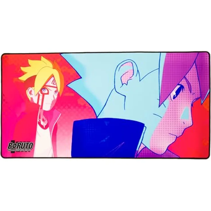 Konix Boruto (XXL), Mausmatte in Mehrfarbig, glatte Mikrofaserstruktur, anti-rutsch Unterfläche, 90 x 46 cm
