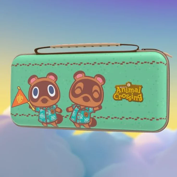 Turtle Beach PlayTrek Travel Case Animal Crossing Timmy & Tommy, für Nintendo Switch 2, EVA-Molded Shell, PU Leder, mit Tragegriff und Spielkartenhalter – Bild 9