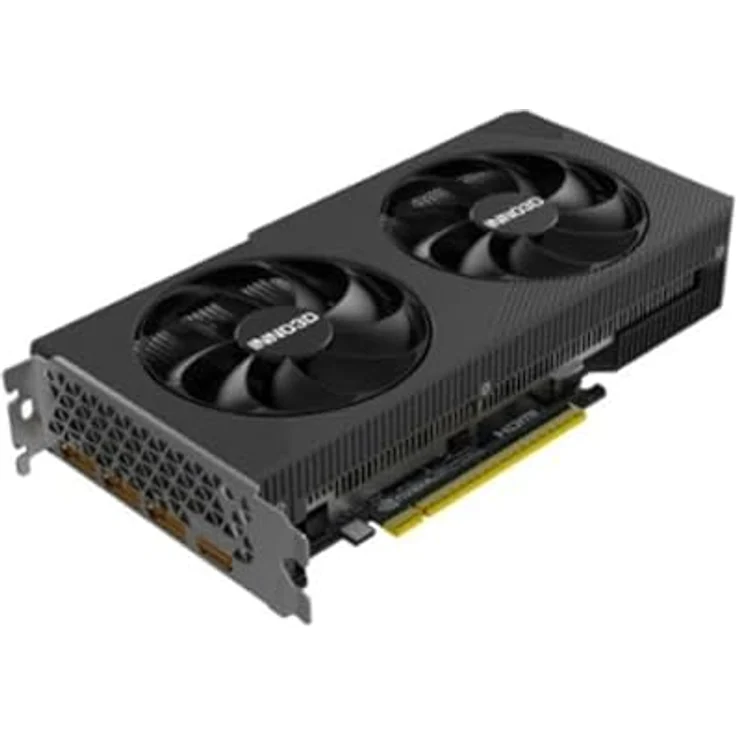 Inno3D RTX 5060 Twin X2 OC, Next-Gen-Grafikkarte mit 8GB GDDR7-RAM, Boost-Takt bis 2527 MHz, Dual-Slot Design, schwarz – Bild 4