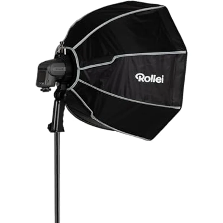 Rollei Softbox für Aufsteckblitze 50 cm – Perfekte Ausleuchtung, Hohe Kompatibilität, Weiches Licht, Einfache Montage, Kompakt & Leicht, Inklusive Diffusor & Grid – Bild 3