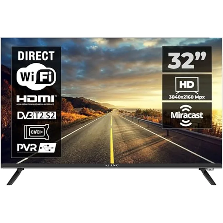Kiano Elegance 32, 32 Zoll Smart TV mit Full HD, Android 11.0, WiFi, HDR10 und Dolby Digital Plus