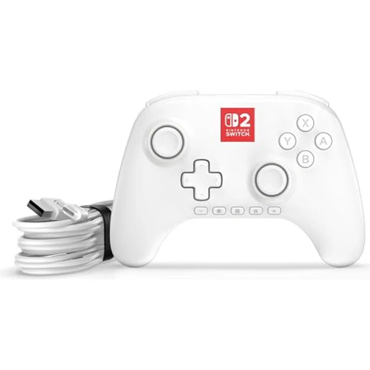 PowerA Advantage Wired Controller NSW2, Gaming Controller für Nintendo Switch 2 mit 3m Kabel, Lumectra White, LED-Hintergrundbeleuchtung – Bild 7