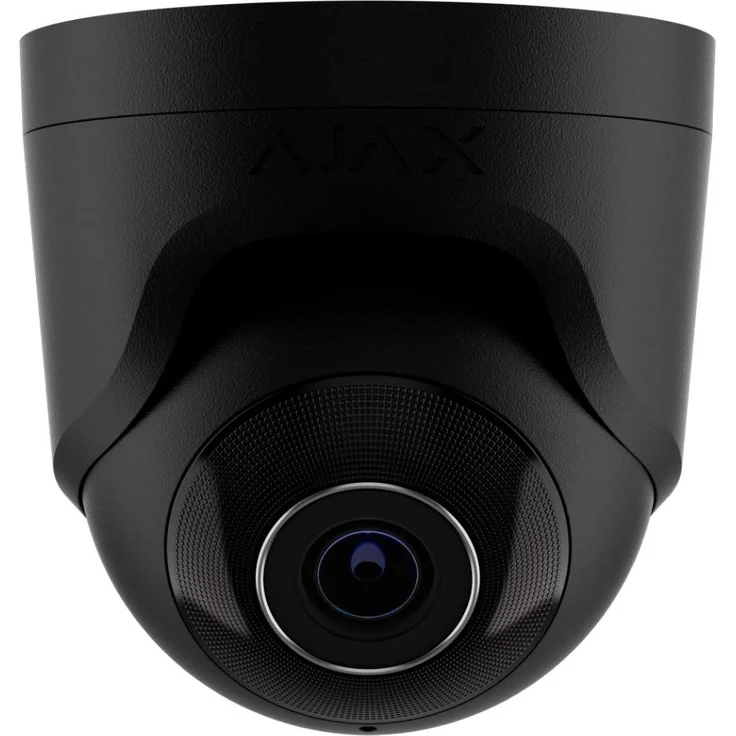 Ajax TurretCam, IP Eyeball Kamera mit 8 MP und 2.8 mm, intelligente Videoanalyse, Schwarz (HAN 64928)