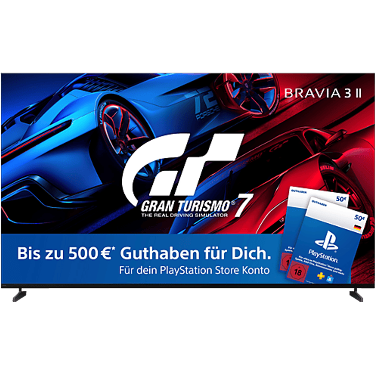 SONY BRAVIA 3 II K-55XR35M2, 55 Zoll HDR 4K Smart TV mit XR Triluminos Pro-Display und Dolby Atmos