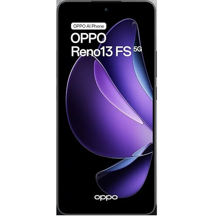 OPPO Reno 13fs 5G, Smartphone mit 12GB RAM und 512GB Speicher, 6.67 Zoll AMOLED-Display, IP69 zertifiziert, schwarz – Bild 1