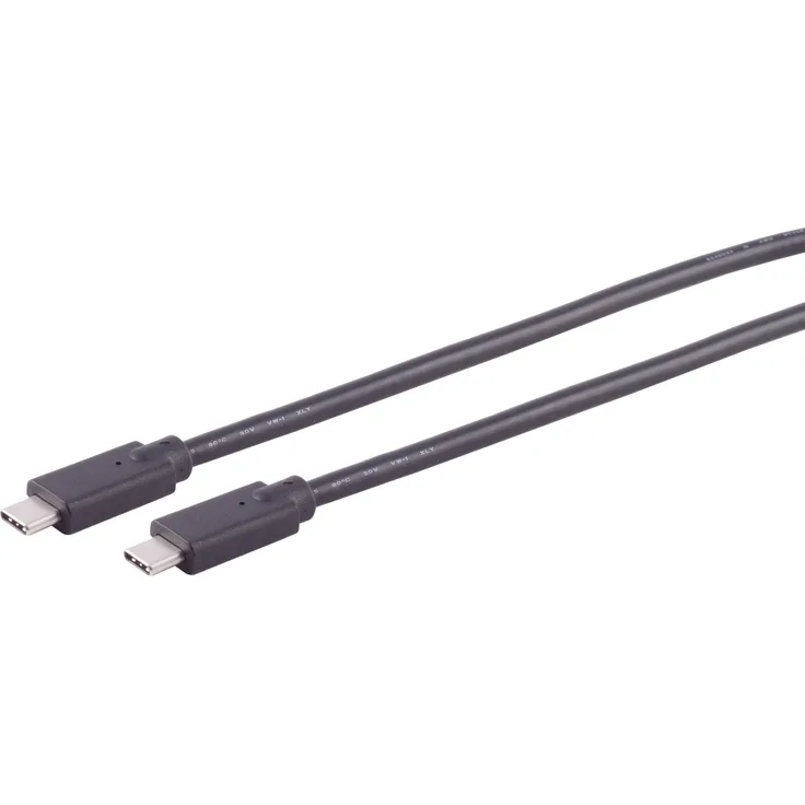 Shiverpeaks S/CONN maximum connectivity USB-C Verbindungskabel, 2.0, 100W, schwarz, 4,0m