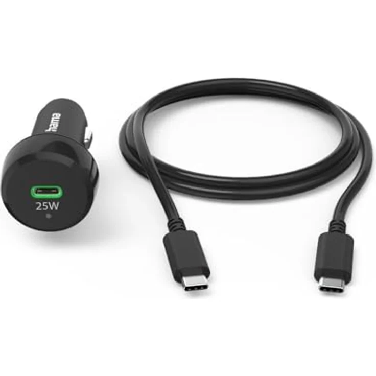 Hama Kfz-Ladeset USB-C, 25 Watt, Schwarz – Bild 6