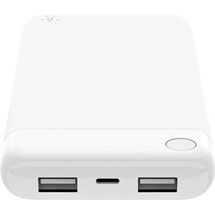 Belkin Boost Charge Powerbank 10K mit Lightning Connector (MFI-zertifiziertes, portables 10.000 mAh Lightning Ladegerät für iPhone 11, 11 Pro-Pro Max, X, XS, XS Max, XR, SE, 8-8+, iPad) Weiß – Bild 6