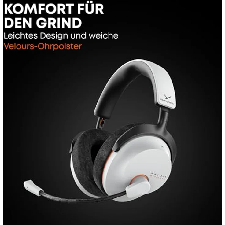 beyerdynamic MMX 230, Wireless Gaming Headset mit Bluetooth® 6.0, ANC und 60 Stunden Akkulaufzeit, Arktisches Weiß – Bild 5