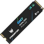 Acer Predator GM7 SSD M.2 NVMe PCIe Gen 4x4 (2TB) - Hochleistungs-SSD in Schwarz