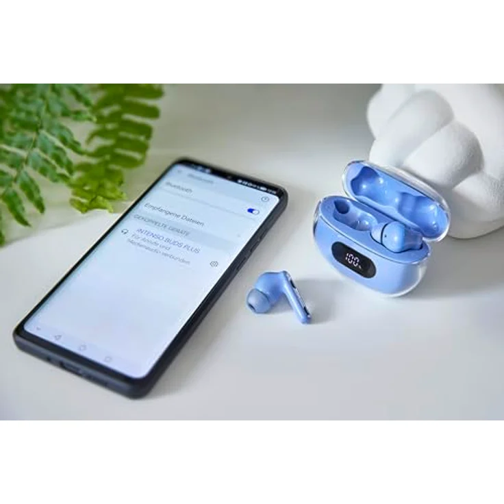 Intenso Buds Earphone Plus T315AE Blue, In-Ear-Kopfhörer mit Bluetooth, USB-C und Freisprechfunktion – Bild 8