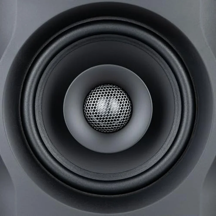 Fluid Audio FX50 V2, Aktive Nahfeldmonitor Lautsprecher mit 5 Zoll Woofer, 60W RMS, 2-Wege Koaxialtreiber, Schwarz – Bild 5