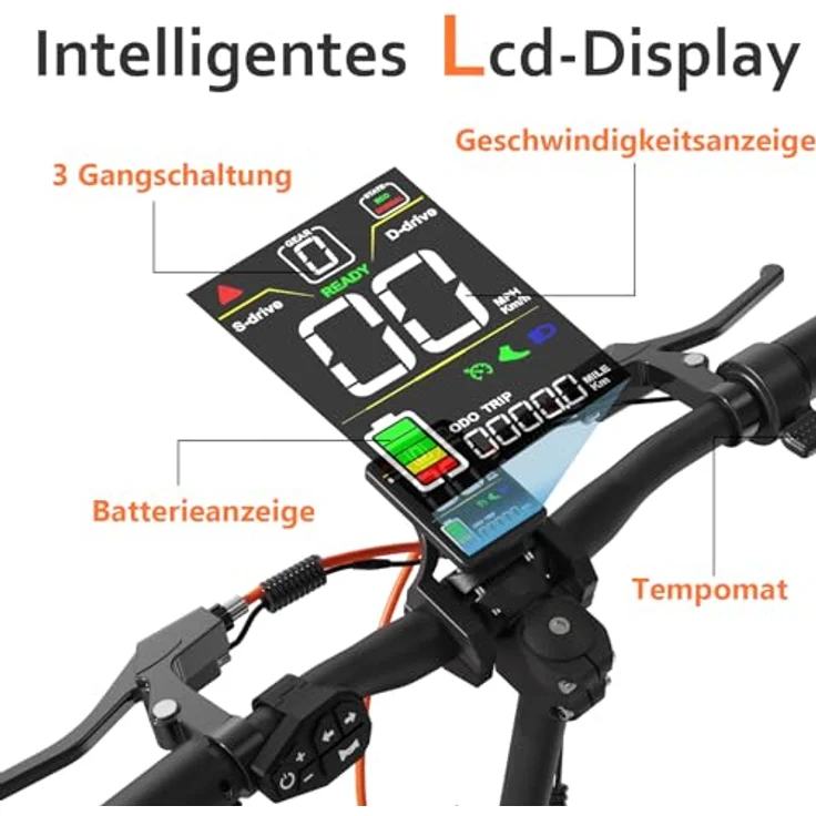 JOYOR S5 E Scooter, Elektroroller Fährt 40-55 Km, 48V13Ah Mit Doppeltem Hydraulischem Bremssystem Und Doppelter Stoßdämpfung, Electric Scooters, Faltbarer E Roller Mit 10" Straßenreifen – Bild 4