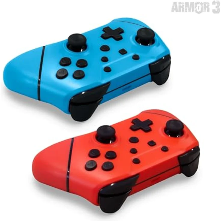 Hyperkin Armor3 NuChamp Wireless Controller Doppelpack, 2in1-blue/red mit Motion Controls und anpassbaren Pro Paddle Tasten – Bild 4