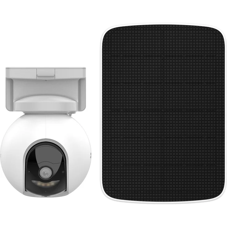 EZVIZ HB8 Sphärisch IP-Sicherheitskamera Outdoor 2560 x 1440 Pixel mit Solarpanel, weiß – Bild 1