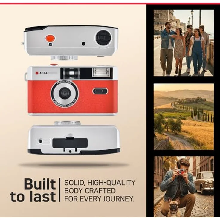 AgfaPhoto Analoge 35mm Foto Kamera red – Bild 6
