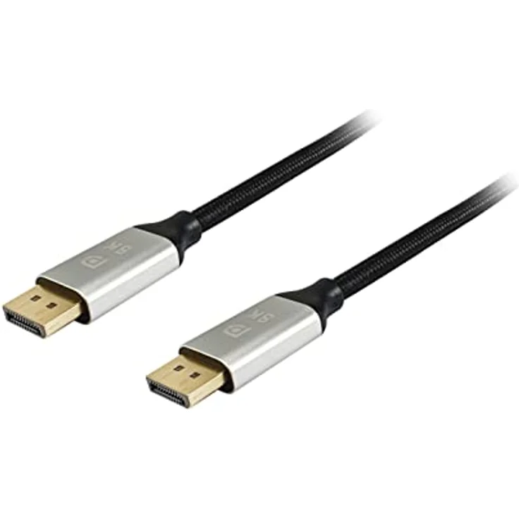 Equip 119265 DisplayPort 1.4 Kabel 5 m Aluminium, Schwarz – Bild 2