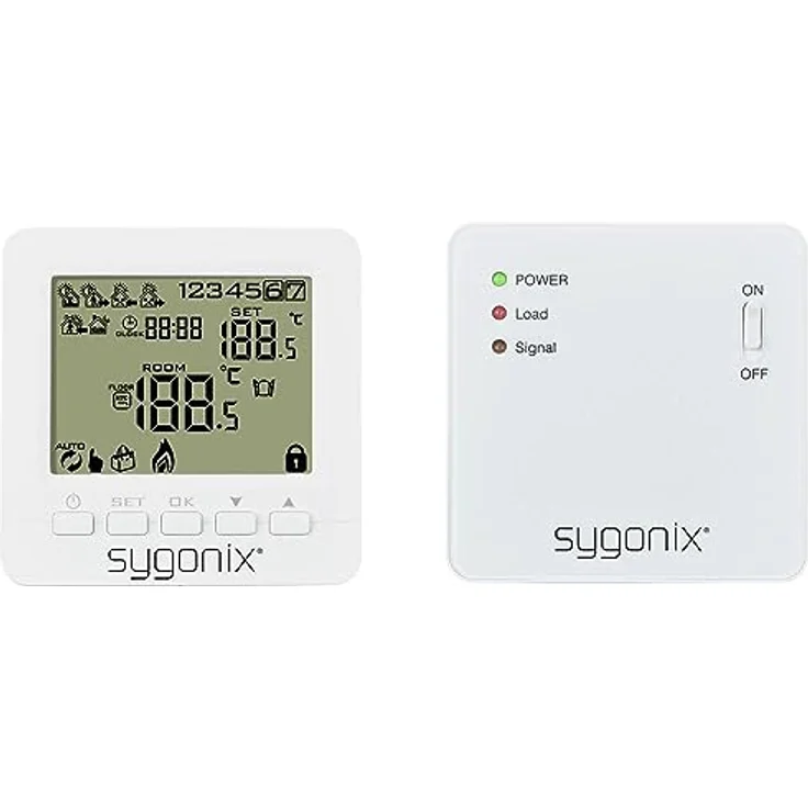 Sygonix Funk-Raumthermostat Aufputz Wochenprogramm 1 bis 70 °C – Bild 2