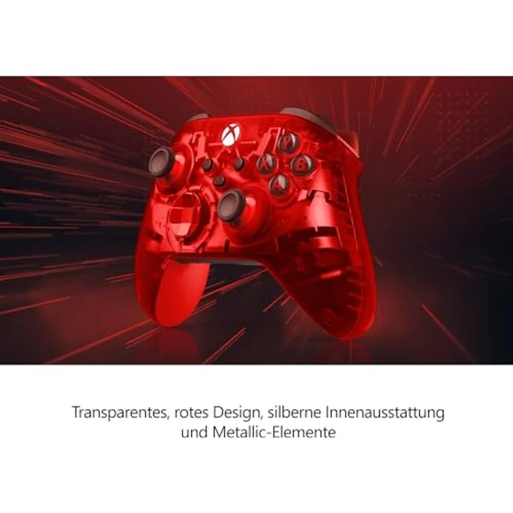 Microsoft Xbox Wireless Controller – Pulse Cipher Special Edition Rot Bluetooth-Gamepad Analog / Digital für Xbox Series S, Android, Xbox Series X, iOS, PC – Bild 3