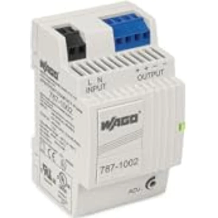 WAGO EPSITRON Compact Power 787-1002, Netzteil DIN-Schiene 26,4 V/DC, 1,3 A, 31,2 W, 2-fach – Bild 1