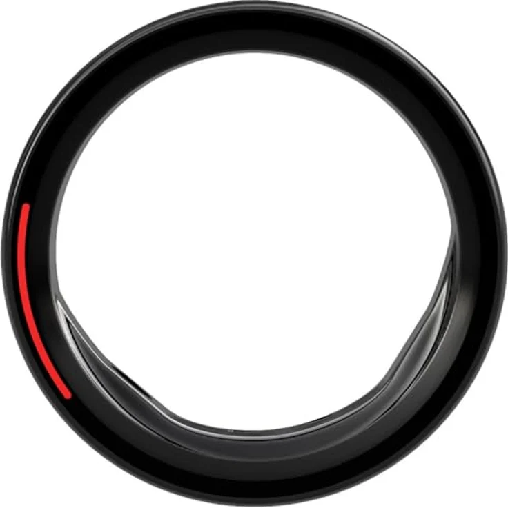 Newgen Medicals Smarter Ring: Fitness- & Schlaftracker-Ring mit Herzfrequenz- & SpO2-Anzeige, Gr. 65 (Fingerringe Herren, Fitness Tracker Ring, Armbanduhren) - Schwarz – Bild 7