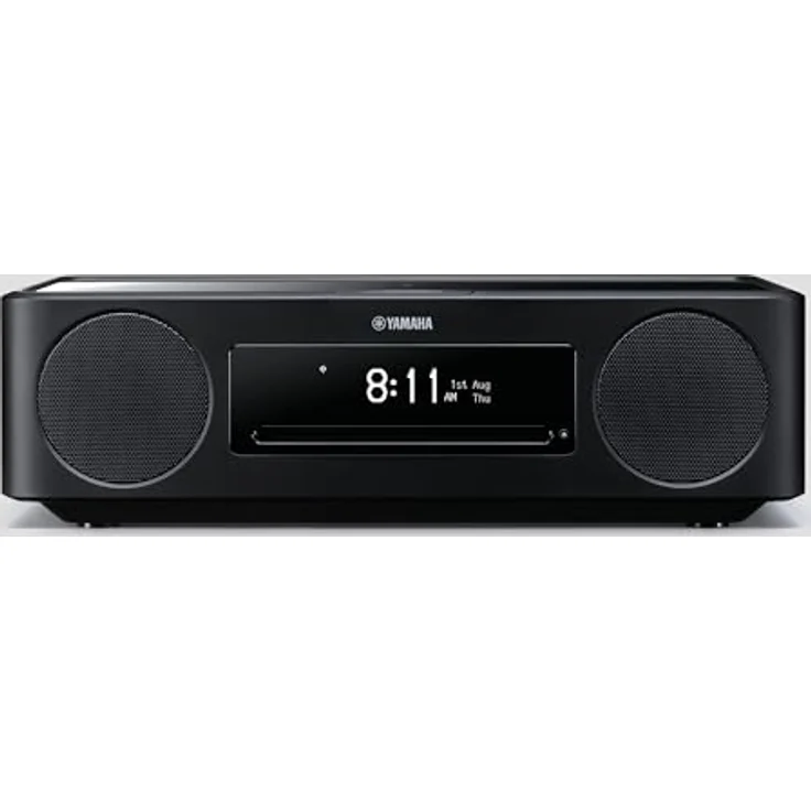 Yamaha MusicCast 200 - schwarz - All-in-One-Audiosystem - Alexa Sprachsteuerung - QI-Ladefläche für kabelloses Smartphone-Laden - Von Streaming-Diensten bis hin zu CDs – Bild 1