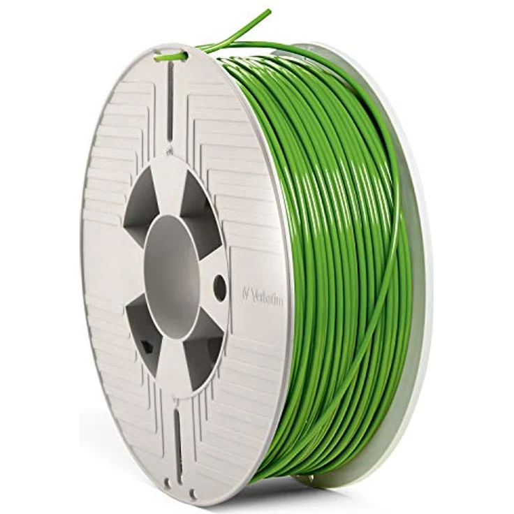 Verbatim PLA-Filament 3D-Druck, 2,85mm, 1kg, Hochleistungs-Polyactid-Filament zur Materialextrusion, für 3D-Drucker und 3D-Stift, 3D-Drucker-Filament aus PLA, 1 Spule 126m, grün – Bild 1