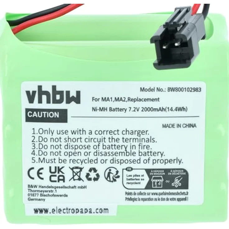 Hochleistungs- Akku 7,2V 2000mAh für Tivoli Radio iPal PAL PAL+ PAL... – Bild 6