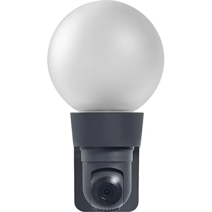 LEDVANCE Smart+ Kamera Globe E27, Außenleuchte mit HD Live Bildübertragung, Schwarz, max. 15 W, steuerbar über App – Bild 4