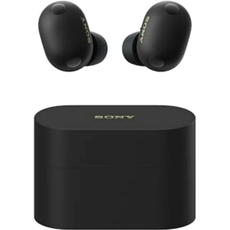 Sony WF-1000XM6, Flagship Noise Cancelling In-Ear-Kopfhörer mit Hi-Res-Sound, 24 Std. Akkulaufzeit, IPX4 – Schwarz – Bild 1