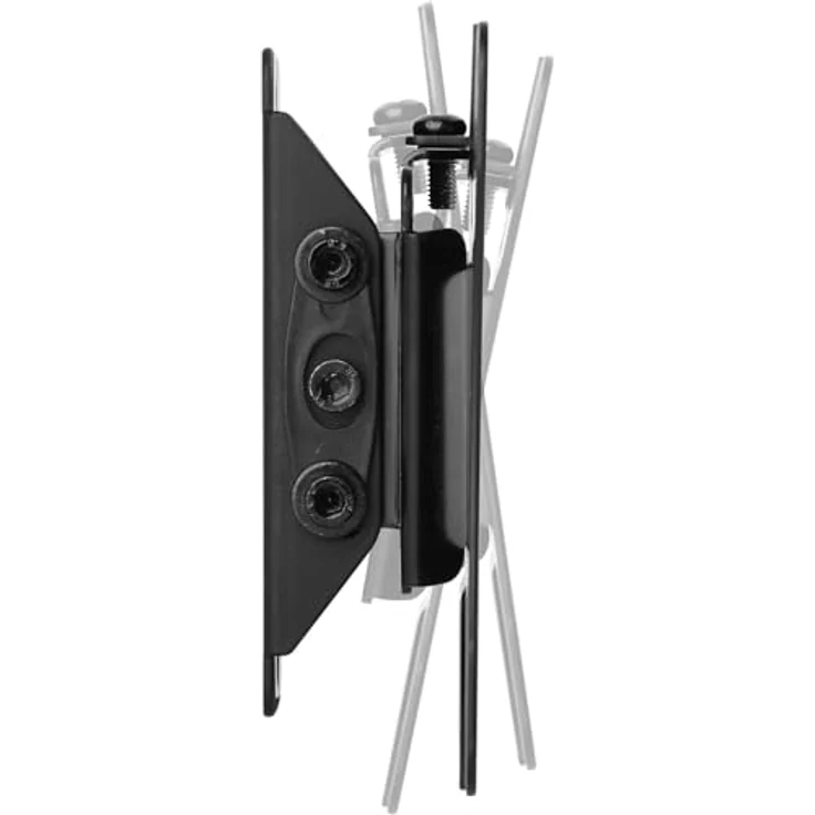 SCHWAIGER 9352 TV-Wandhalterung, neigbar für Displays 13-29 Zoll bis 25 kg, pulverbeschichtet und rostfrei, inkl. Montagezubehör – Bild 4