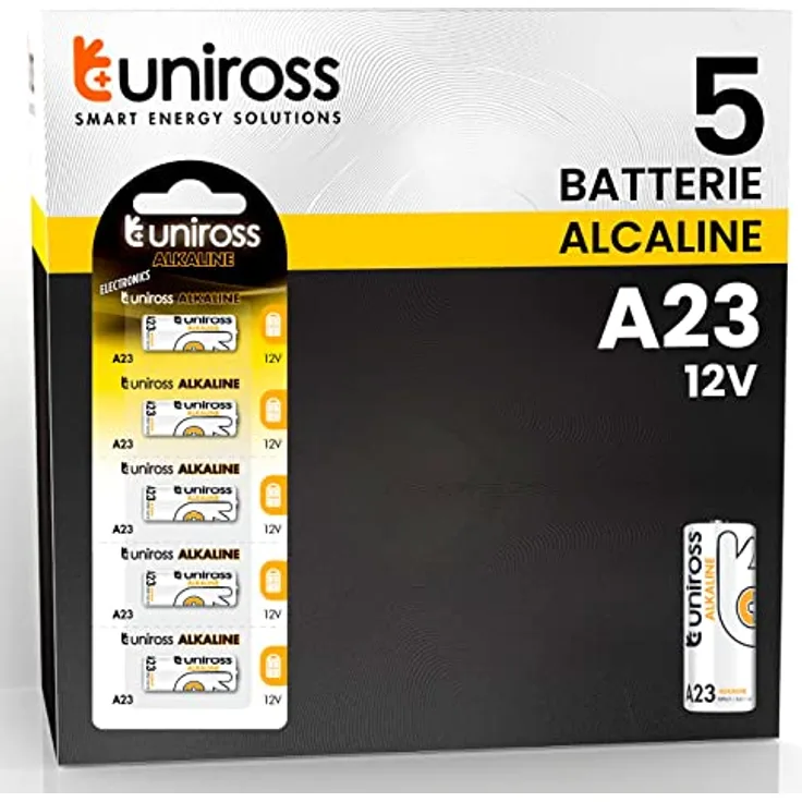 UNIROSS Alkaline LR23A MN21 12V Blister*5