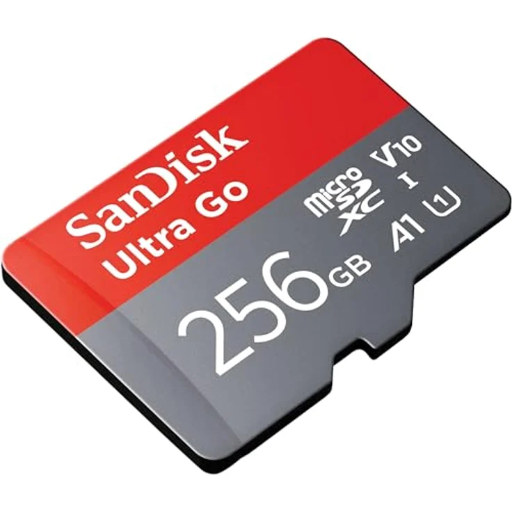 SanDisk Ultra Go Micro SDXC Speicherkarte 256 GB + SD Adapter, für Android Smartphones und Tablets, bis zu 150 MB/s, A1, Full HD Video, UHS-I, Class 10, U1 – Bild 2