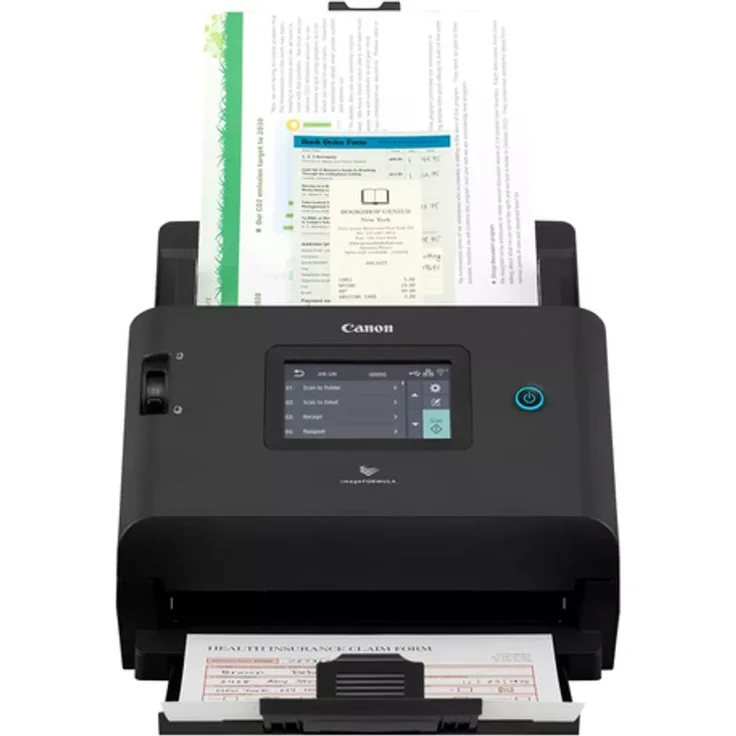 Canon Scanner imageFORMULA DR-S350NW, Duplex-Funktion, Drahtlose Schnittstellen, Farb-Touchscreen
