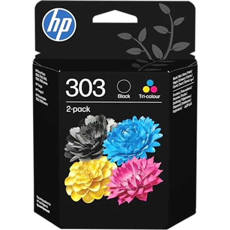 HP 303 (3YM92AE), Druckerpatronen schwarz und color, 2er-Set, 200/165 Seiten Druckleistung, kompatibel mit HP Instant Ink – Bild 1