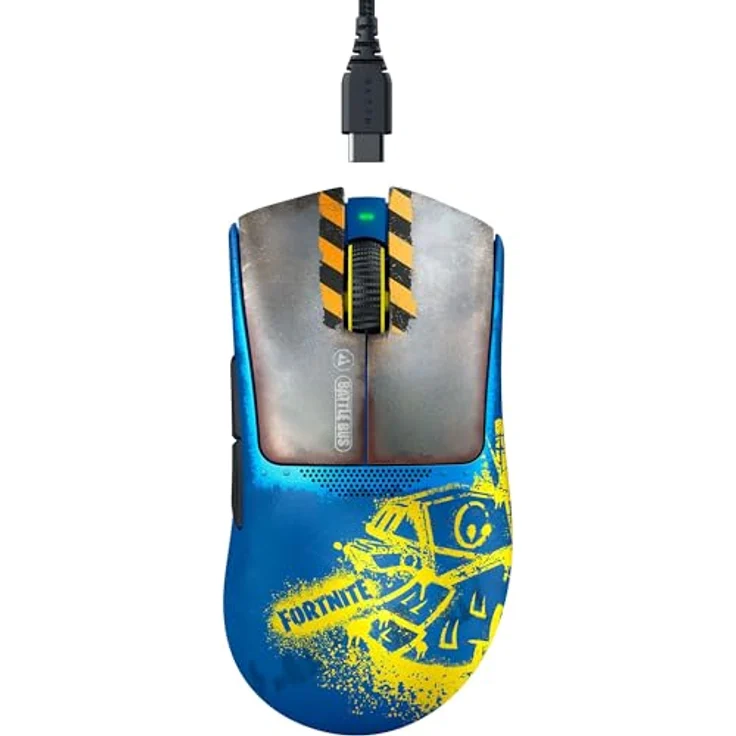 Razer DeathAdder V3 Pro - Fortnite Edition Kabellose Esports Gaming-Maus - 30K DPI optischer Sensor, leichtes Design, HyperSpeed Wireless, Fortnite – Bild 1