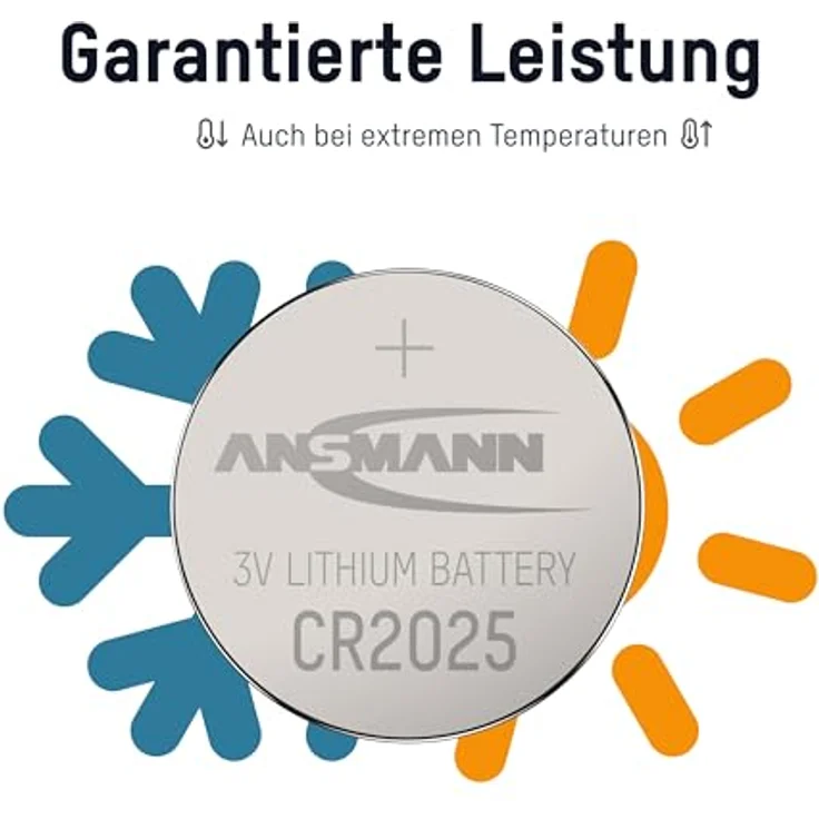 Varta Batterien CR 2025 Lithium Knopfzelle – Bild 4