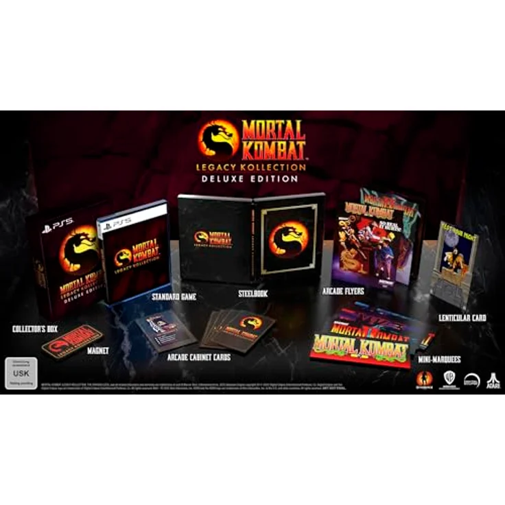 Atari Mortal Kombat: Legacy Kollection - Deluxe Edition - PS5, Steelbook, inklusive interaktivem Dokumentarfilm und exklusiven Inhalten, Online-Spiel mit Rollback-Netcode – Bild 2