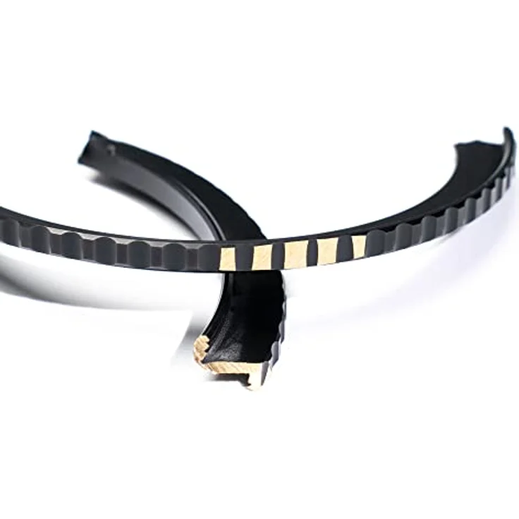 Nisi Brass 46 mm Objektivfilter, silber, mit Antireflex-Filzbehandlung und gerändelten Seiten – Bild 8