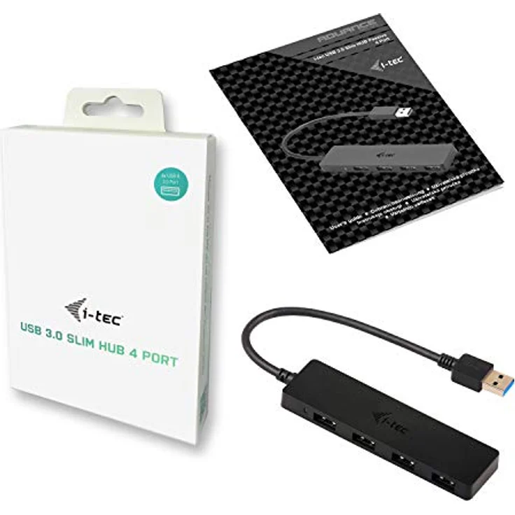 i-tec USB 3.0 4-Port Hub, ohne Netzadapter, für Notebook, Ultrabook, Tablet und PC, 5 Gbps Datentransfer, Überspannungs- und Überstromschutz – Bild 8