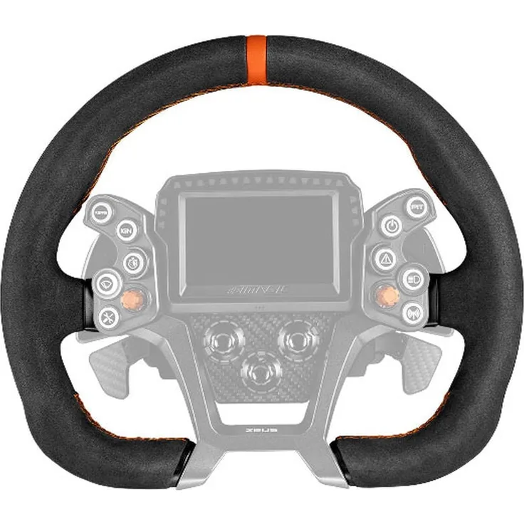 Simagic ZGT-300CD Lenkrad, D-Shape 300 mm mit Suede-Bezug für GT-Simulationen, kompatibel mit Zeus GT