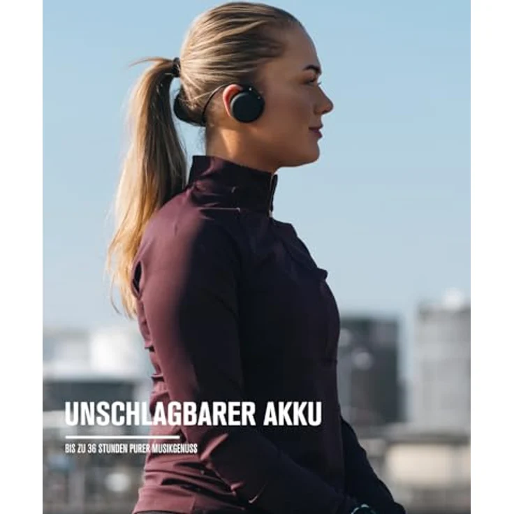 MIIEGO AL4 Freedom MINI, Bluetooth Kopfhörer mit sicherer Passform, wasserdicht, klarer Sound und 36h Akkulaufzeit, Schwarz – Bild 4