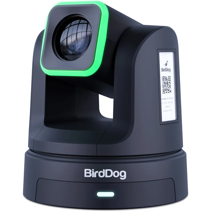 BirdDog X5 Ultra PTZ-Kamera, Schwarz mit revolutionärem NDI®-Decodierungssystem, Sony 4K60-Bildsensor und AI-Tracking
